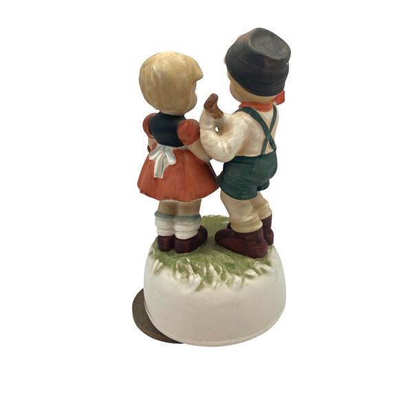 VTG Hummel Like Musical Rotating Base Kids Playing Instruments Figures Works - Picture 3 of 5